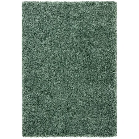 Safavieh 8 x 10 ft. Hudson Shag Rectangle Power Loomed Rug, Green SGH220Y-8